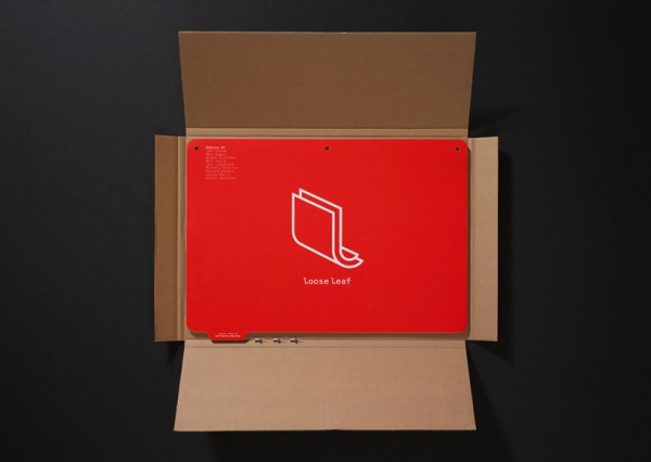 Corporate identity design, box open