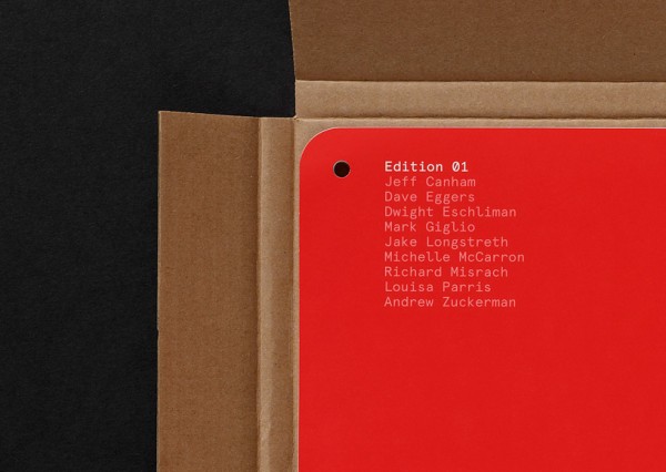 Corporate identity design, box open